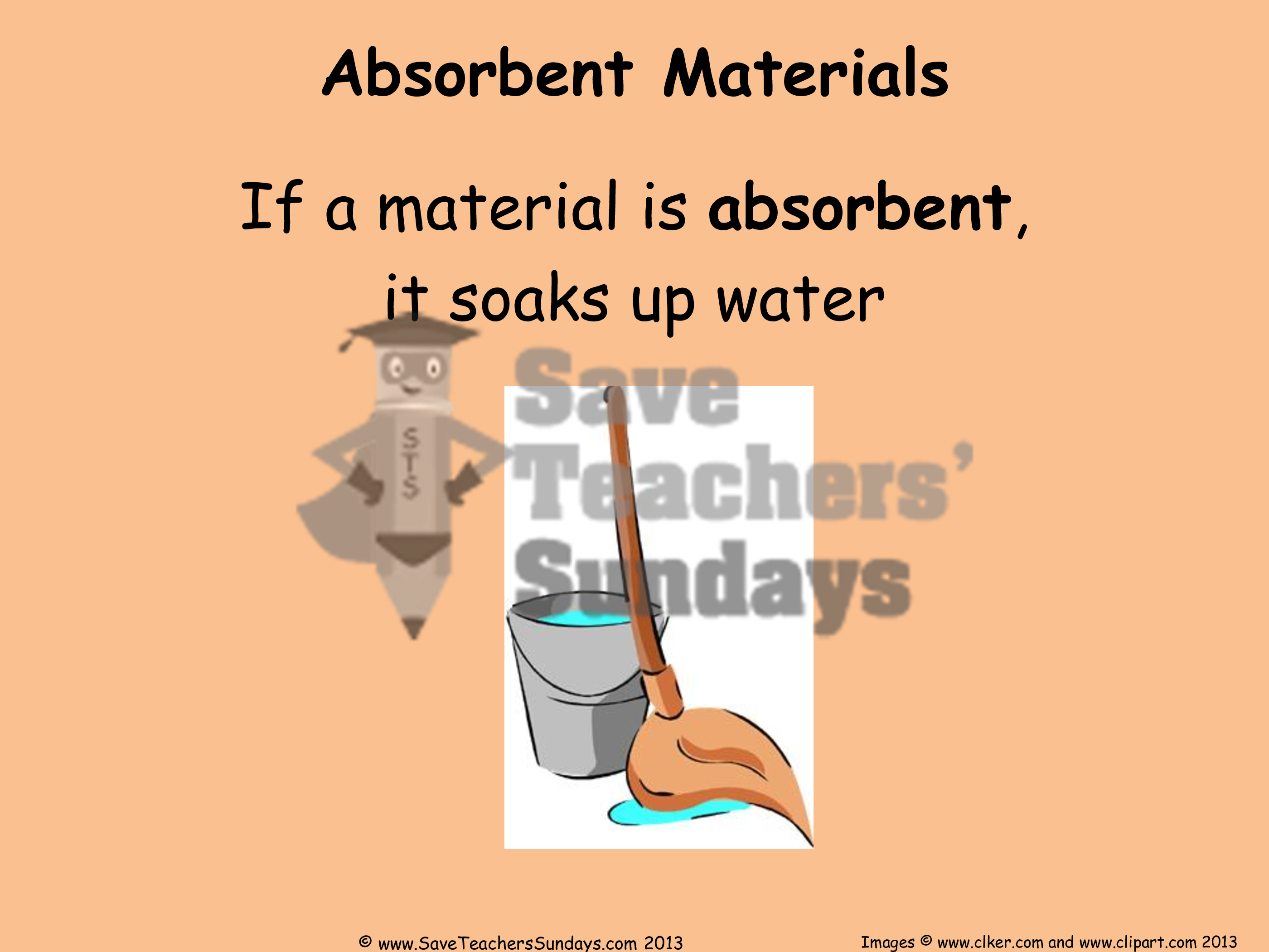 Absorbent Materials PowerPoint